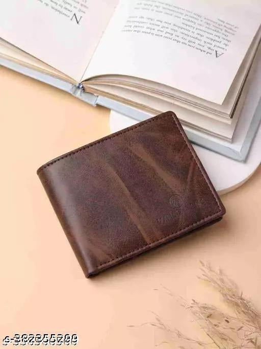 Classic Brown Leather Wallet for Men – Slim Bifold Wallet with Multiple Card Slots