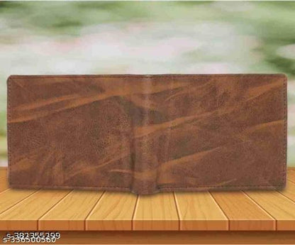 Classic Brown Leather Wallet for Men – Slim Bifold Wallet with Multiple Card Slots